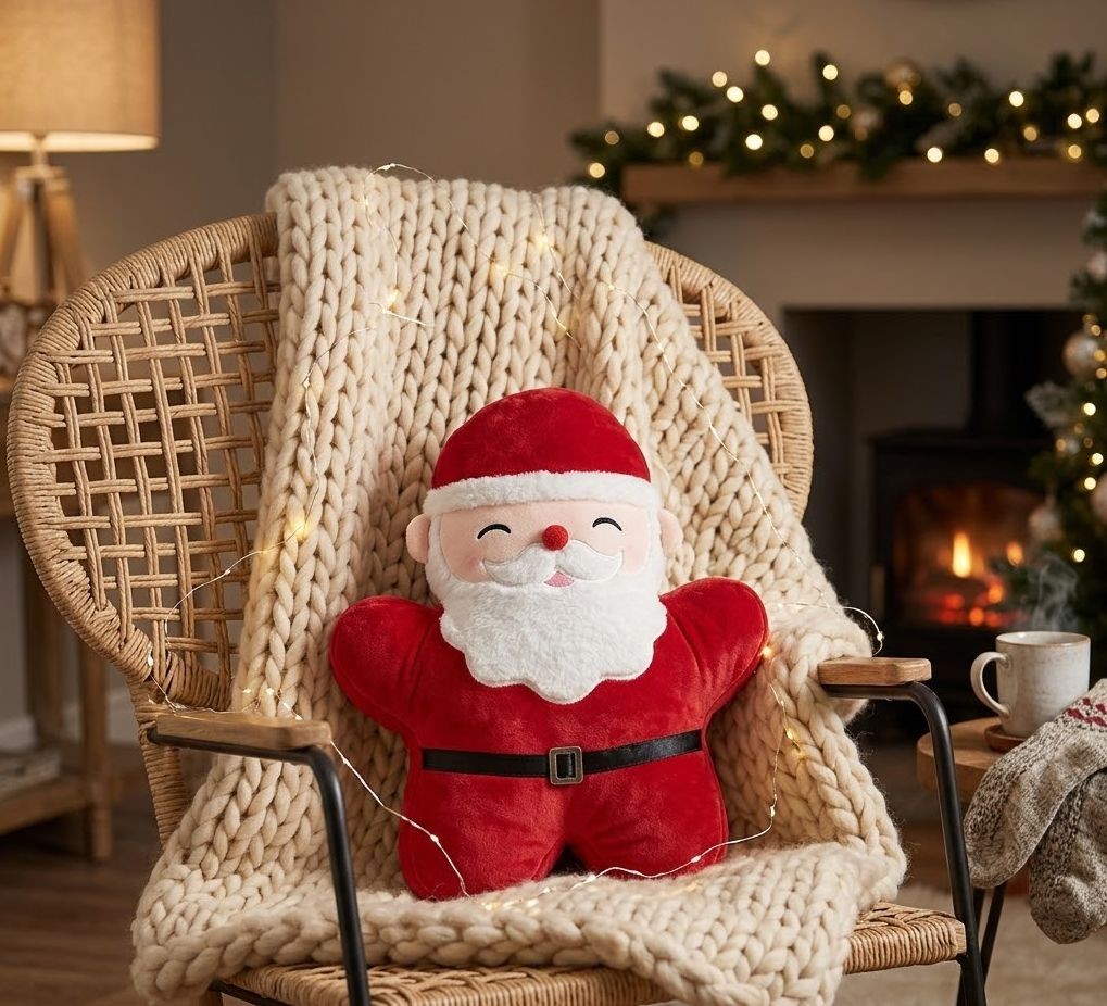 Dekorativní vánoční polštář Santa Claus - 35*5*45 cm