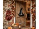 Halloweenská závěsná dekorace Čarodějnický klobouk "BOO" - 28*2*39 cm Clayre & Eef