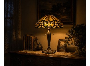 Stolní lampa Tiffany - Ø 41*61 cm 2x E27