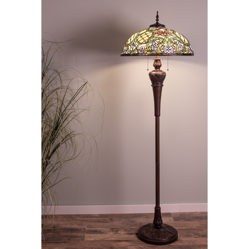 Stojací lampa Tiffany - Ø 55*150 cm 3x E27 / Max 60W