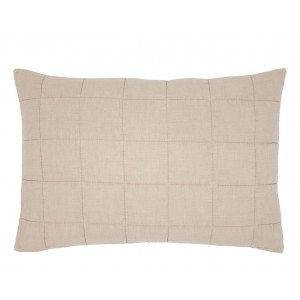 Béžový povlak na polštář s opraným vzhledem Aix Vintage Quilt - 60*40 cm
