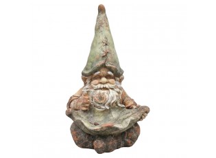 Zahradní dekorace trpaslík s pítkem - 28*26*45 cm