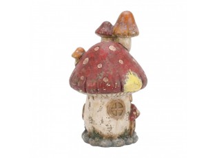 Béžová antik dekorace figurka houba muchomůrka - 30*27*50 cm