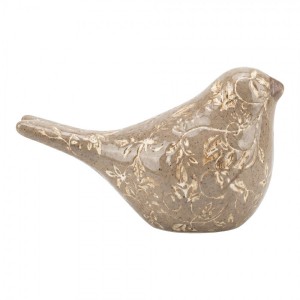 Dekorace keramický ptáček Vintage Charm M - 16*7*9 cm