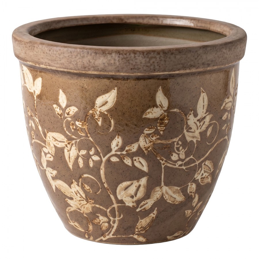 Dekorativní obal na květináč Vintage Charm M - Ø 15*13 cm