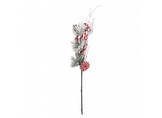 Christmas Decoration 11x7x60 Cm White Plastic - 11*7*60 cm