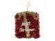 Christmas Ornament Gift 9x9x10 Cm Red Plastic - 9*9*10 cm Clayre & Eef