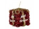 Christmas Ornament Gift 9x9x10 Cm Red Plastic - 9*9*10 cm Clayre & Eef