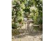Zelený kovový zahradní Bistro set stůl a 2 židle - Ø 60*70 / 50*40*93 cm Clayre & Eef