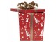 Christmas Decoration Figurine Gift 26x26x33 / 21x21x27 Cm Red Metal - (2) 26*26*33 / 21*21*27 cm Clayre & Eef