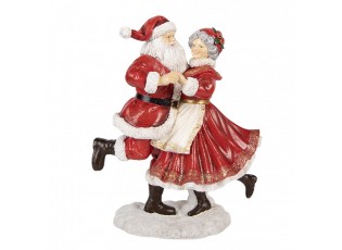 Christmas Decoration Figurine Santa Claus 19x11x23 Cm Red Plastic - 19*11*23 cm