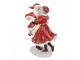 Christmas Decoration Figurine Santa Claus 19x11x23 Cm Red Plastic - 19*11*23 cm Clayre & Eef