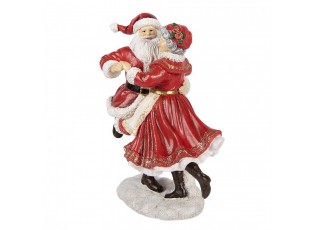 Christmas Decoration Figurine Santa Claus 19x11x23 Cm Red Plastic - 19*11*23 cm