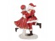 Christmas Decoration Figurine Santa Claus 19x11x23 Cm Red Plastic - 19*11*23 cm Clayre & Eef