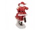Christmas Decoration Figurine Santa Claus 19x11x23 Cm Red Plastic - 19*11*23 cm Clayre & Eef