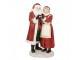 Christmas Decoration Figurine Santa Claus 13x9x23 Cm Red Plastic - 13*9*23 cm Clayre & Eef