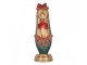 Christmas Decoration Figurine Ballerina 7x7x19 Cm Red Plastic - 7*7*19 cm Clayre & Eef