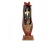 Christmas Decoration Figurine Nutcracker 6x6x19 Cm Red Plastic - 6*6*19 cm Clayre & Eef