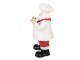 Christmas Decoration Figurine Santa Claus 11x8x18 Cm White Plastic - 11*8*18 cm Clayre & Eef
