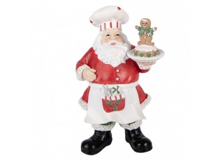 Christmas Decoration Figurine Santa Claus 9x7x16 Cm Red Plastic - 9*7*16 cm