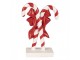 Christmas Decoration Figurine Candy Cane 12x5x16 Cm Red Plastic - Christmas Clayre & Eef