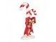 Christmas Decoration Figurine Candy Cane 16x8x26 Cm Red Plastic - 16*8*26 cm Clayre & Eef