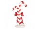 Christmas Decoration Figurine Candy Cane 16x8x26 Cm Red Plastic - 16*8*26 cm Clayre & Eef