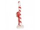 Christmas Decoration Figurine Candy Cane 16x8x26 Cm Red Plastic - 16*8*26 cm Clayre & Eef