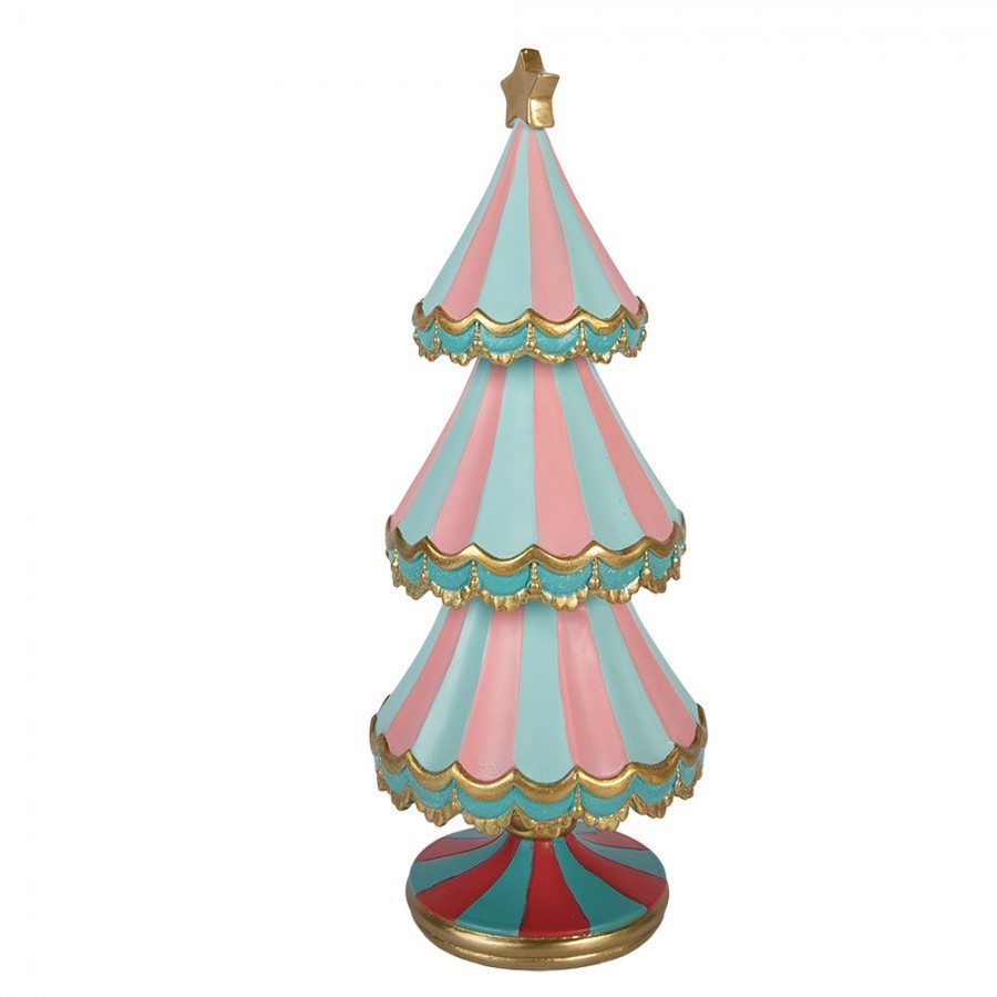 Christmas Decoration Figurine Christmas Tree ? 15x38 Cm Blue Plastic - ? 15*38 cm