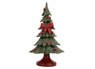 Christmas Decoration Figurine Christmas Tree ? 14x26 Cm Green Plastic - ? 14*26 cm