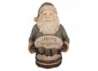 Christmas Decoration Figurine Santa Claus 21x16x31 Cm Beige Plastic Christmas Figurines - 21*16*31 cm