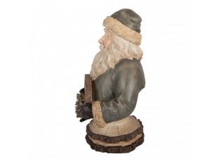 Christmas Decoration Figurine Santa Claus 21x16x31 Cm Beige Plastic Christmas Figurines - 21*16*31 cm