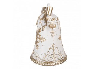 Christmas Decoration Figurine Bell ? 18x26 Cm White Plastic - ? 18*26 cm