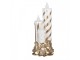 LED Candle Candlestick 19x16x41 Cm Gold Colored Plastic Christmas Decoration - 41.0 cm Clayre & Eef
