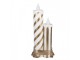 LED Candle Candlestick 19x16x41 Cm Gold Colored Plastic Christmas Decoration - 41.0 cm Clayre & Eef