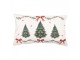 Béžový polštář se stromky Christmas Harmony - 30*50*4 cm Clayre & Eef