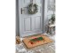 Hnědá kokosová rohožka s jezevčíkem a stromkem Christmas - 75*45*1 cm Clayre & Eef