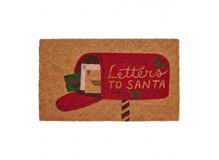 Vánoční kokosová rohožka Letter to Santa - 75*45*1 cm