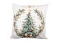 Decorative Cushion 45x45 Cm Beige Polyester Christmas Tree Cushion Cover With Cushion Filling - 4.0 cm Clayre & Eef