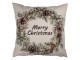 Decorative Cushion 45x45 Cm Beige Polyester Christmas Cushion Cover With Cushion Filling - 4.0 cm Clayre & Eef