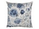 Decorative Cushion 45x45 Cm White Polyester Flowers Cushion Cover With Cushion Filling - 4.0 cm Clayre & Eef