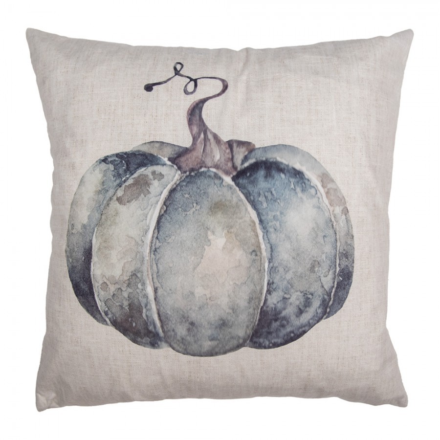 Béžový polštář s dýní Country Style Pumpkin- 45*45*4 cm
