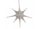 Christmas Ornament Star 125x10x125 Cm Silver Colored Paper Decorative Pendant - 125.0 cm Clayre & Eef