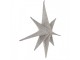 Christmas Ornament Star 85x10x85 Cm Silver Colored Paper Decorative Pendant - 85.0 cm Clayre & Eef