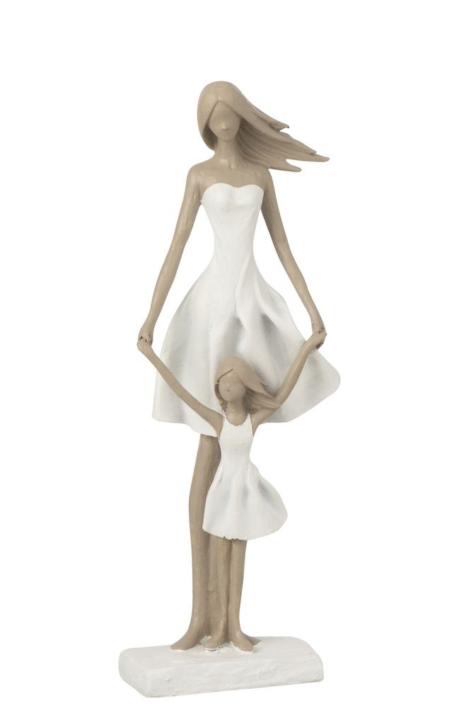 Dekorativní figurka Matka a dcera - 15*10*45 cm