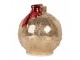 Christmas Decoration With LED Lighting Christmas Bauble ? 15x16 Cm Gold Colored Glass - ? 15*16 cm Clayre & Eef