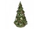 Christmas Decoration With LED Lighting Christmas Tree ? 13x23 Cm Green Plastic - ? 13*23 cm / 3*AA Clayre & Eef