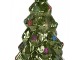 Christmas Decoration With LED Lighting Christmas Tree ? 13x23 Cm Green Plastic - ? 13*23 cm / 3*AA Clayre & Eef
