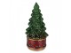 Christmas Decoration With LED Lighting Christmas Tree ? 12x27 Cm Green Plastic - ? 12*23 cm / 3*AA Clayre & Eef