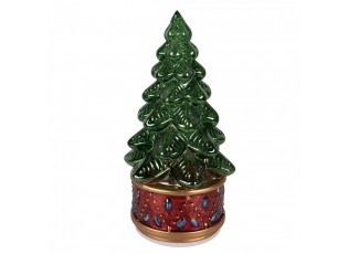 Christmas Decoration With LED Lighting Christmas Tree ? 12x27 Cm Green Plastic - ? 12*23 cm / 3*AA
